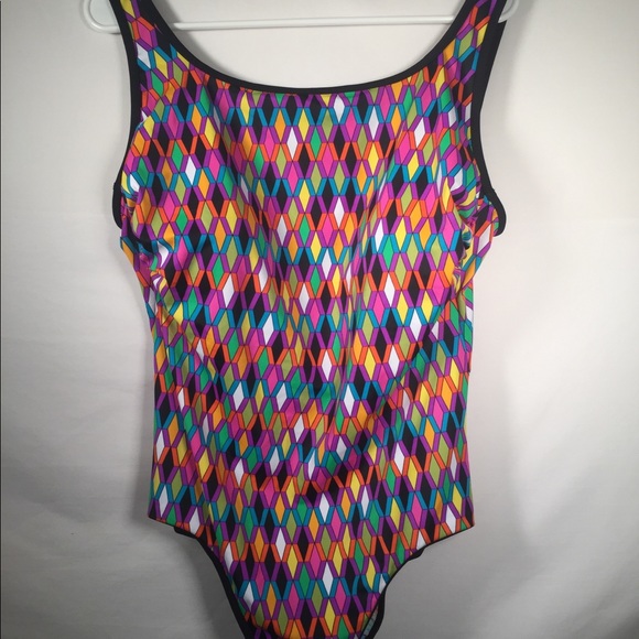 Other - ⬇️$30 Geometric one piece bathing suit